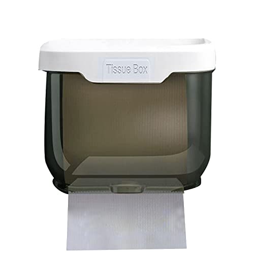 Cenbee Toilet Paper Holder - Small Wall Mounted Grey Waterproof Bathroom Roll Holder,Multifunction Dispenser Cat Proof No Drilling Cenbee Toilet Paper Holder - Small Wall Mounted Grey Waterproof Bathroom Roll Holder,Multifunction Dispenser Cat Proof No Drilling