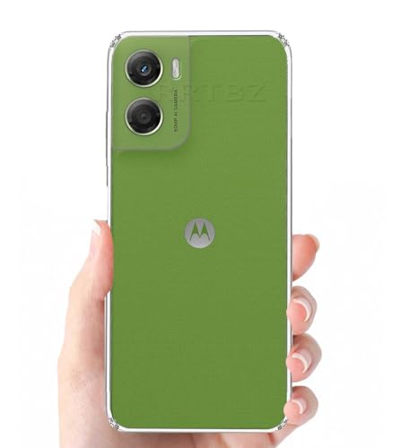 Image of Soft Silicone TPU Flexible Back Cover Compatible with Motorola Moto G06 Power