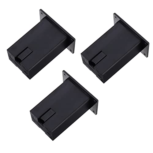 HEMOTON 3pcs 9v Guitar Pickup Battery Box Replacement Portable Battery Compartment for Active Bass Pickup