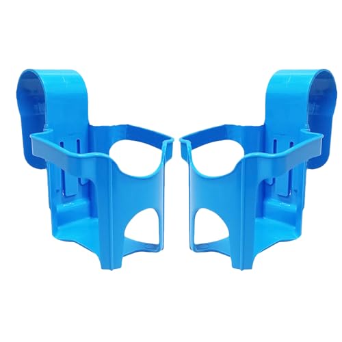 Portavasos de Piscina, contenedor para bordopiscina | Par de organizadores Colgantes Desmontables, bañera de hidromasaje, jardín, Playa, terraza, baño