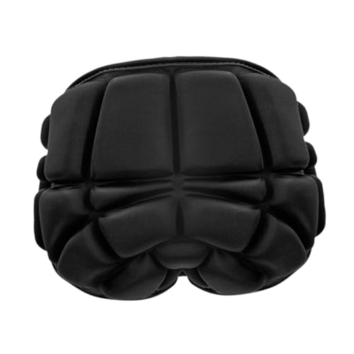 Milageto Equipo Protector de esquí, Protector de coxis, Pantalones Acolchados portátiles, cómodo cojín para el Trasero, para monopatín, Patinaje artístico, Negro, Adultos
