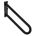 20 inch Stainless Steel Handrail for 1-3 Steps- 1.25" Tube, ZUEXT U Shaped Oil Rubbed Black Safety Grab Bar for Stairs, Wall Mounted Hand Railing for Outdoor Garage Entry Interior Exterior Stairway