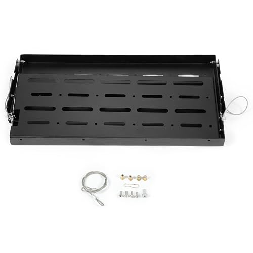 ALMULOO Rear Foldable Door Tailgate Table Compatible with 2007-2018 Jeep Wrangler JK Storage Cargo Luggage Holder Carrier Support up to 75lbs by ALMULOO - Image 7