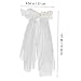 VICASKY Pearl Hair Accessories Wedding Hair Pins Short Veil Clip Fashionable for Women
