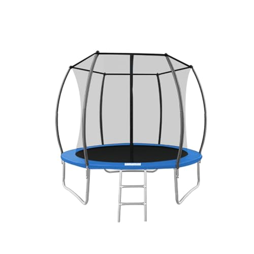 Trampoline, Rebounder Trampolines with Safety Enclosure Net and Ladder, Outdoor Recreational Bounce Equipment for Backyard Family Entertainment, Stable & Strudy Jumping Mat(12FT)