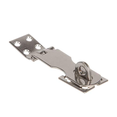 Image of Seachoice Marine-Grade Safety Hasp, Polished 304 Stainless Steel, 2-7 /8 in. X 1-3 /8 in.