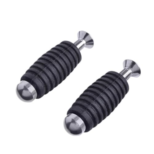 Repose-pieds moto en alu argent pour Kawasaki Ninja et Z