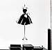 Produktbild wandaufkleber sternenhimmel Kleid kurze Kleiderpuppe Kleid Dekor Ballerina Girl Room