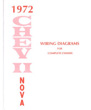 1972 CHEVROLET NOVA Wiring Diagrams Schematics