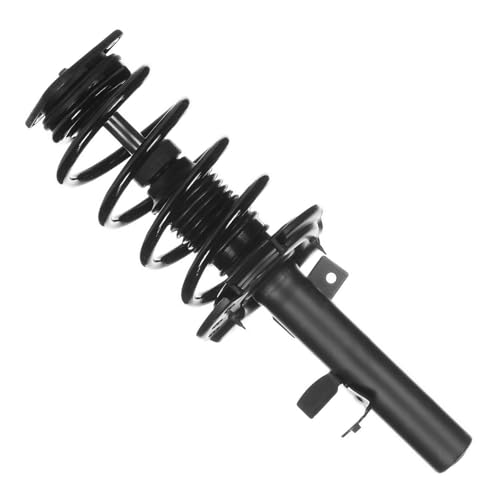 Image of Detroit Axle - Front Struts Rear Shocks for Ford 2014-2018 Transit Connect, 2 Complete Struts with Coil Spring Assembly 2 Shock Absorbers Assembly 2015 2016 2017 Replacement