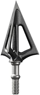 TenPoint EVO-X Montec Fixed Blade Broadhead - Pack of 3 - 100-Grain, Three-Blade Design, Black, United States