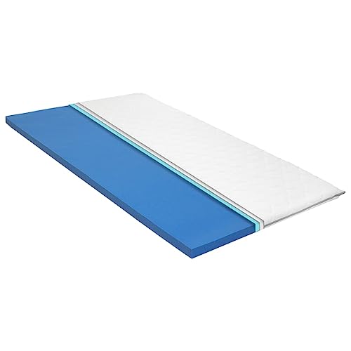 KTHLBRH Sobrecolchón Topper Viscoelástico Extra Suave para Alivio de Presión Corporal y Sueño Confortable 160x200 cm Espuma viscoelástica 6 cm