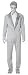 California Costumes Men's Ghostly Groom Adult