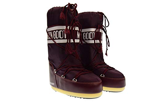 moon boot burgundy