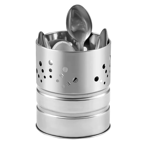 Image of ALTRON Stainless Steel Cutlery Holder for Kitchen & Dining Table | Multipurpose Utensil Organizer Stand | Spoon Fork Knife Holder | Toothbrush Holder | Kitchen Countertop Storage Organizer