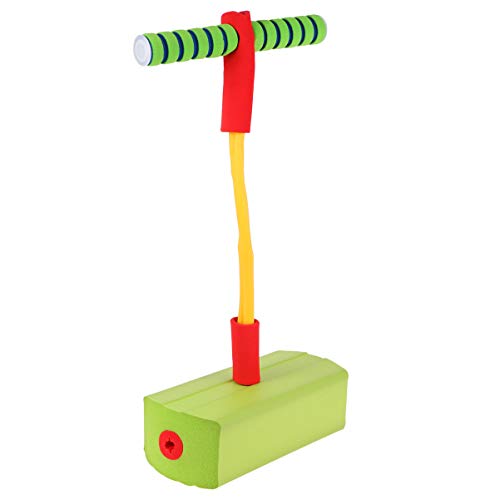 Jumper de Espuma Pogo para Crian?as Pogo Stick para Crian?as Jumper de Bungee Jump de Espuma Verde-C