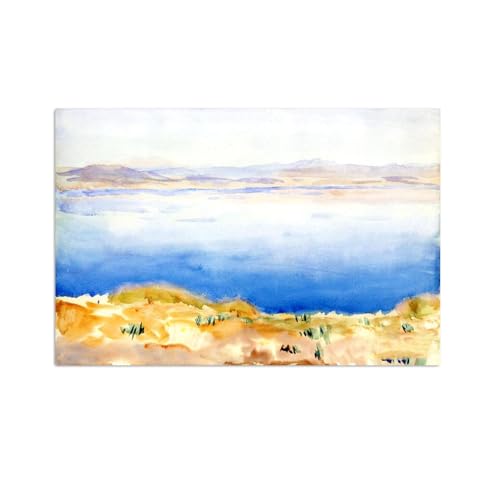 Tableau sur toile Lac de Tibériade par John Singer Sargent pour créer un salon zen et élégant