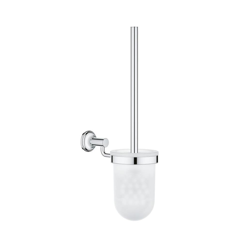 Grohe Essentials Authentic tuvalet fırçası, 1 adet, 40658EN1, Gümüş, 40658001