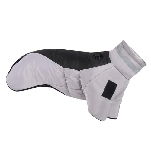 gazechimp Casaco para cachorro, jaqueta para cachorro, roupa aconchegante, quente com fecho de zíper