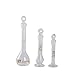 juler Strumenti da Laboratorio Fluid Liquid Handling Flacone di Volume Trasparente di Alta qualità con flacone di Vetro Smerigliato con Pallone tarato di Base,Trasparente,250ML