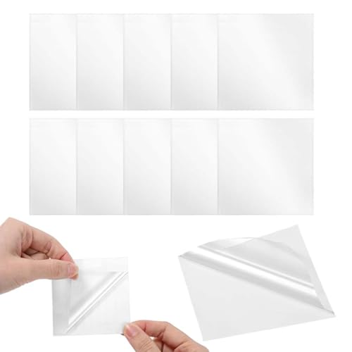 QEQSHQO Kit de réparation pour spa gonflable,10 pièces,étanche, auto-adhésif,super ductile,TPU transparent, rustine pour matelas gonflable, réparation...