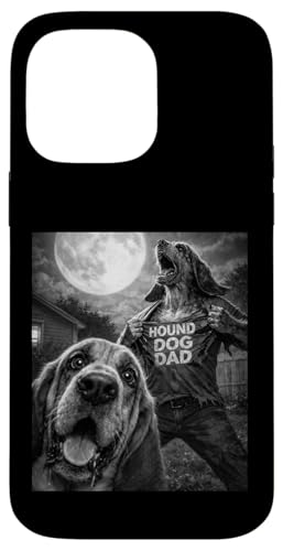 Bloodhound Dad �ʔ������B���e�[�W�z���[�O���t�B�b�N�����Y���[���Z���t�B�[ �X�}�z�P�[�X iPhone 14 Pro Max �p