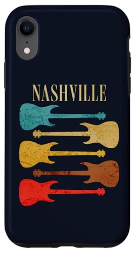 Coque pour iPhone XR Nashville Concert Rock Music Festival Guitars Tennessee