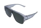 Gamswild WO7530 Überbrille grau - Sonnenbrille - Sportbrille - bruchsichere Polycarbonatgläser mit 100% UV400 Schutz – 26g