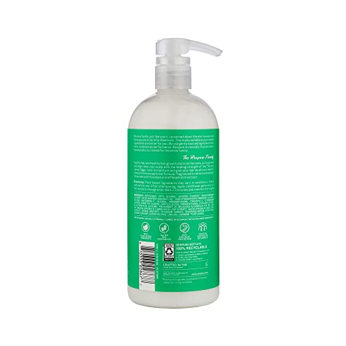 Renpure Plant Based Tea Tree and Rosemary Refresh and Rebalance Conditioner - Soothes Dry Scalp - Delivers Moisture and Shine - Gentle Formula - Dye Free - Recyclable, Pump Bottle Design - 24 fl oz