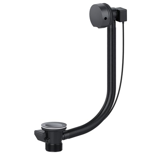 SPARES2GO Vidange de baignoire combinée Bonde à visser 40mm 1,5
