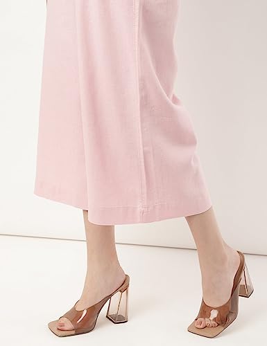 Image of Marks and Spencer Women's Regular Casual Pants (T57 7138K Rose Pink 14)