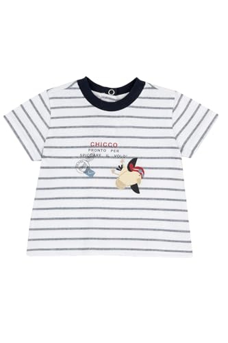 Chicco, T-Shirt Bambino, Maglietta Bambina a Maniche Corte, in Morbido Cotone, Designed in Italy, Abbigliamento Neonato...