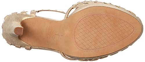 Jessica Simpson Women's Bakir T-Strap Platform Pump, Gold, 94