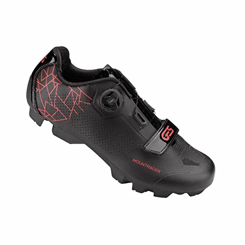 GES Zapatillas Ciclismo MTB Mountracer 2 Roja/Negra con Cierre Boa
