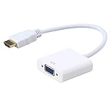 La última versión del convertidor VGA a HDMI le permite conectar PS3, XBOX One, XBOX 360, Sky HD, Apple TV, TiVo y otros dispositivos HDMI a un monitor VGA, proyector u otra pantalla. Admite definiciones de salida 720P y 1080P.