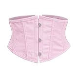 LEADSDGE Premium Polyester Waist Cincher 16cm Tall Body Shaper Adjustable Sizes Lightweight Trainer Trainer Belt, B, S