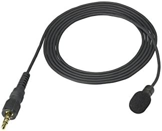 Sony ECMV1BMP Electret Condenser Lavalier Microphone for UWP Series, Black