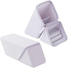 Expandable Silicone Pencil Pouch Case with 60° Divider, Magnetic Desk Pen Holder & Phone Stand Drawer, Large Capacity Stationery Organizer for School, Office & Travel