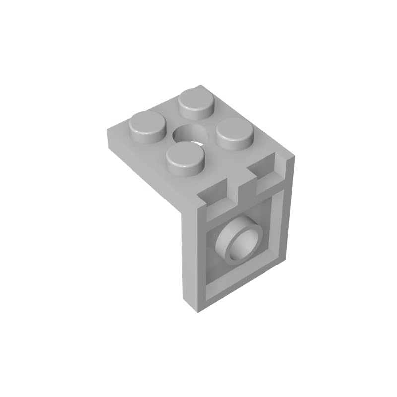 GDS-1057 Bracket 2x2-2x2 50PCS Compatible with Lego Toy 3956 35262 6019212 DIY Parts and MOC Components for Major Brick Brands Color:Light Bluish Gray โ image 1