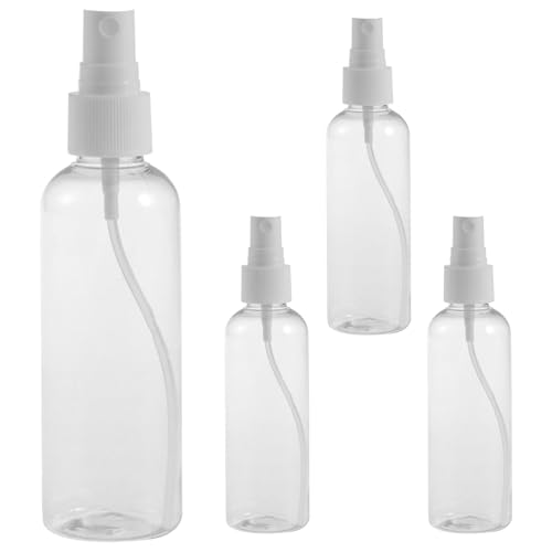 Ipetboom 4piezas Pulverizador De Botella De Spray Vacía De Plástico Para Viajes Recargable y Reutilizable