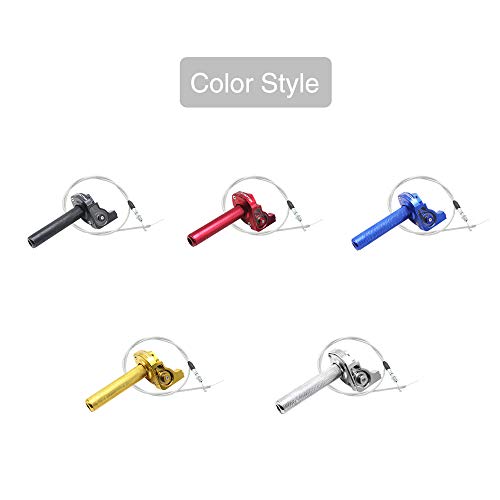 RuleaxAsi Corrida de 22mm CNC Alumínio Da Motocicleta Aperto Do Acelerador Twister Rápido com Cabo d