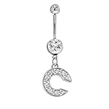 piercing nombril lettre ☑️ Hypoallergénique : la barre de nombril est adaptée pour le piercing du nombril et est hypoallergénique, sans nickel, sans plomb, ce qui rend notre anneau de nombril suspendu idéal pour les peaux sensibles.