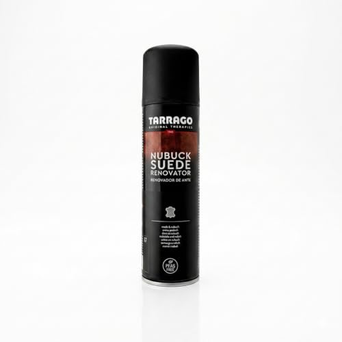 Tarrago Renovador de Ante y Nubuck en Spray PFAS Free 250 ml – Aviva el Color, Protege e Impermeabiliza | Sin PFAS y Transpirable | Ante, Nubuck, Serraje y Microfibra | Neutro Incoloro Nº0