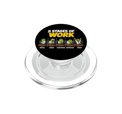 PopGrip pour MagSafe Grenouille rigolote en 5 étapes de travail pour iPhone