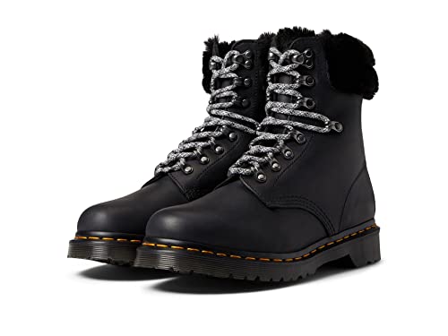Image of Dr. Martens 1460 Serena Collar Milo Faux Fur