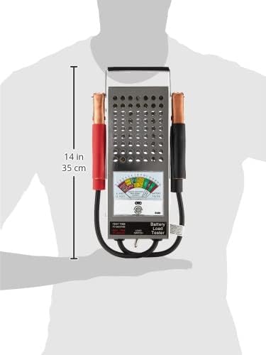 OTC 3180 100 Amp Battery Load Tester with dimensions