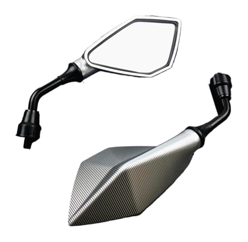 Rétroviseurs universels moto 10mm bleu accessoires de rétroviseur latéral