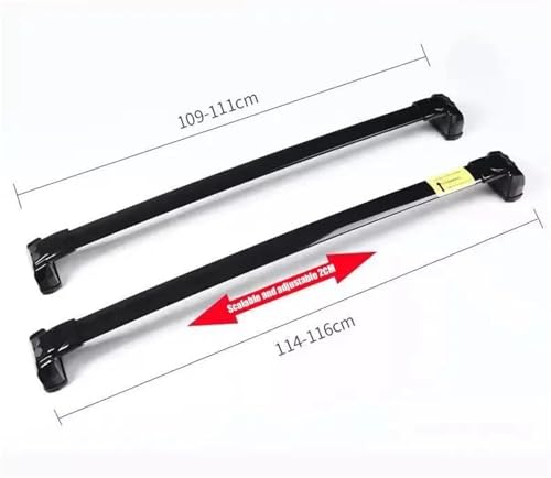 Barres Transversales de Toit Voiture Defender 110 L663 Accessoires Porte-Bagages Auto Noir 2025