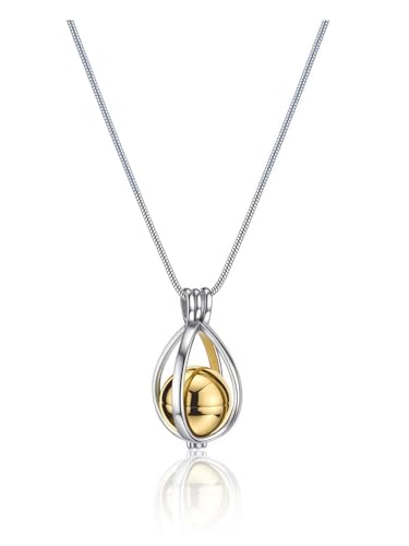 Collier urne funéraire pour cendres AllerPierce | Pendentif commémoratif en larme