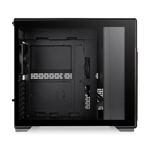 Image of Thermaltake TR300 WS; Wood Trim; Mid Tower; 1x120mm PWM Fan Included; ATX /mATX /mITX Support; 360mm Radiator Support; 410mm GPU Clearance; 165mm Air Cooler Clearance; Black; CA-11M-00M1WN-WS
